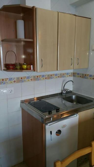 Seafront Apartment With Open-Air Heated Pool ฟูเอนฮิโรลา ภายนอก รูปภาพ